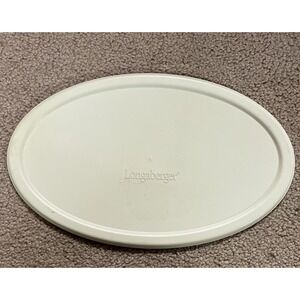 Longaberger Authentic‎ Oval Customer Christmas Lid Plastic # 40413